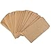 foto BRUSSELS08 100pcs vintage Seed buste vuoto sacchetti di carta kraft marrone semi sementi buste, tasca portaoggetti per home Garden food Seed Storage nuovo bestseller 2024-2023