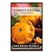 Photo Sow Right Seeds - Yellow Scallop Summer Squash Seed for Planting  - Non-GMO Heirloom Packet with Instructions to Plant a Home Vegetable Garden new bestseller 2024-2023