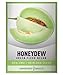 Photo Honeydew Seeds for Planting - Green Flesh Melon Heirloom, Non-GMO Fruit Seed Variety- 2 Grams Seeds Great for Summer Honey Dew Melon Gardens by Gardeners Basics new bestseller 2024-2023