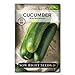 Photo Sow Right Seeds - Marketmore Cucumber Seeds for Planting - Non-GMO Heirloom Packet with Instructions to Plant and Grow an Outdoor Home Vegetable Garden - Vigorous Productive - Wonderful Gardening Gift new bestseller 2024-2023