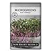 Photo Sow Right Seeds - Red Cabbage Microgreen Seed for Growing - Instructions to Quickly Grow Your Own Delicious and Healthy Microgreens - Plant Indoors with no Special Equipment - Minimum 14g per Packet new bestseller 2024-2023