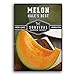 Photo Survival Garden Seeds - Hale's Best Melon Seed for Planting - Grow Juicy Cantaloupe for Eating - Packet with Instructions to Plant in Your Home Vegetable Garden - Non-GMO Heirloom Variety new bestseller 2024-2023