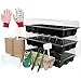 Photo Vumdua Seed Starter Kit for Vegetables, Herbs, Fruits, Flowers - Peat Pots, Plant Markers, Seedling Tray, 10 Grid Peat Germination Trays, Gardening Tools, Plastic Seeder & Pair of Gloves new bestseller 2024-2023