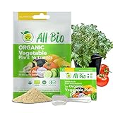 ALL BIO - Organic Plant Food - Vegetable and Edible Greens Nutrients/Biostimulants for Indoor House Plants and Outdoor Plants/Mixed in Water/Foliar Spray. Covers Approx. 1,800 sq.ft (10g) Photo, bestseller 2024-2023 new, best price $13.99 review