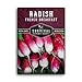 Photo Survival Garden Seeds - French Breakfast Radish Seed for Planting - Pack with Instructions to Plant and Grow Long Radishes to Eat in Your Home Vegetable Garden - Non-GMO Heirloom Variety new bestseller 2024-2023