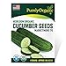 Photo Purely Organic Heirloom Cucumber Seeds (Marketmore 76) - Approx 140 Seeds - Certified Organic, Non-GMO, Open Pollinated, Heirloom, USA Origin new bestseller 2024-2023