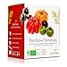 Photo CULTIVEA Mini - Kit Prêt à Pousser 5 Tomates colorées - Graines 100% Bio - Made In France - Jardinez et dégustez - Idée cadeau (Black & Green Zebra, Hawaiian Pineapple, Coeur de boeuf, Physalis) nouveau best-seller 2025-2024