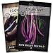 Photo Sow Right Seeds - Eggplant Seed Collection for Planting - Black Beauty and Long Eggplant Varieties Non-GMO Heirloom Seeds to Plant an Outdoor Home Vegetable Garden - Great Gardening Gift new bestseller 2024-2023