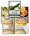 Photo Squash Seeds for Planting 5 Individual Packets - Zucchini, Delicata, Butternut, Spaghetti and Golden Crookneck for Your Non GMO Heirloom Vegetable Garden by Gardeners Basics new bestseller 2024-2023