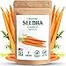 Photo SEEDRA Imperator Carrot Seeds for Indoor and Outdoor Planting - Non GMO and Heirloom Seeds - 900+ Seeds - Sweet Variety of Carrots for Home Vegetable Garden new bestseller 2024-2023