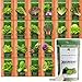 Photo Bulk Lettuce & Leafy Greens Seed Vault - 3000+ Non-GMO Vegetable Seeds for Planting Indoor or Outdoor - Kale, Spinach, Butter, Oak, Romaine Bibb & More - Hydroponic Home Garden Seeds (20 Variety) new bestseller 2024-2023