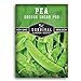 Photo Survival Garden Seeds -Oregon Sugar Pod II Pea Seed for Planting - Packet with Instructions to Plant and Grow Delicious Snow Peas in Your Home Vegetable Garden - Non-GMO Heirloom Variety new bestseller 2024-2023