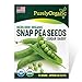 Photo Purely Organic Products Purely Organic Heirloom Snap Pea Seeds (Sugar Daddy) - Approx 90 Seeds new bestseller 2024-2023