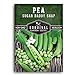 Photo Survival Garden Seeds - Sugar Daddy Snap Pea Seed for Planting - Packet with Instructions to Plant and Grow in Delicious Pea Pods Your Home Vegetable Garden - Non-GMO Heirloom Variety new bestseller 2024-2023