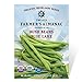 Photo The Old Farmer's Almanac Heirloom Organic Bush Bean Seeds (Blue Lake) - Approx 55 Seeds new bestseller 2024-2023