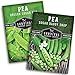 Photo Survival Garden Seeds Sugar Peas Collection Seed Vault - Oregon Sugar Pod II Pea & Sugar Daddy Snap Pea - Non-GMO Heirloom Varieties to Grow Delicious Cool Weather Vegetables on Your Homestead new bestseller 2024-2023