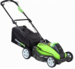 lawn mower Greenworks 2500107 G-MAX 40V 45 cm 4-in-1, characteristics and Photo