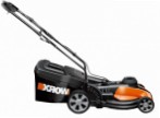lawn mower Worx WG707E, characteristics and Photo