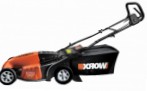 lawn mower Worx WG718E, characteristics and Photo