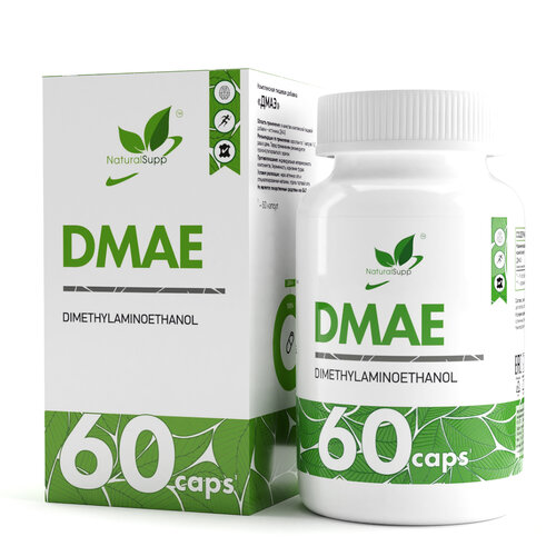 фотография Капсулы NaturalSupp DMAE, 60 шт., купить онлайн за 543 рубл