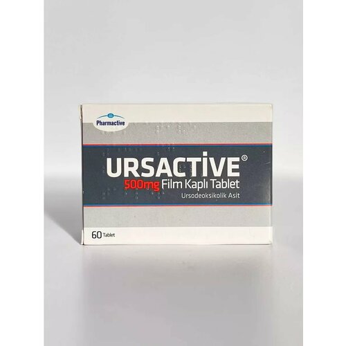 фотография URSACTIVE PHARMACTIVE Turkey / Урсактив 500МГ 60шт таблеток, купить онлайн за 4500 рубл