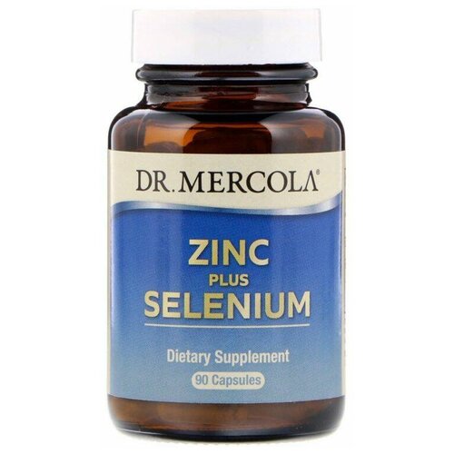 фотография Капсулы Dr. Mercola Zinc Plus Selenium, 140 г, 90 шт., купить онлайн за 5353 рубл