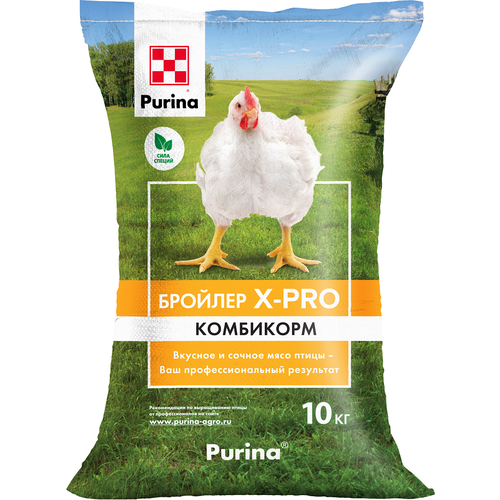 фотография Комбикорм бройлер Гроуэр Purina® X-PRO 10кг., купить онлайн за 1683 рубл