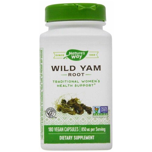 фотография БАД Nature's Way Wild Yam Root капс., 180 шт., купить онлайн за 3600 рубл