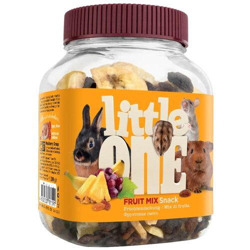 фотография Лакомство для кроликов Little One Snack Fruit mix, 200 г, купить онлайн за 300 рубл