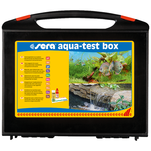 фотография Sera Aqua-test box (Cu) тесты для аквариумной воды, набор, купить онлайн за 10360 рубл