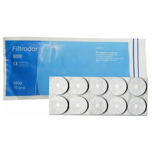 фотография Фильтр Coloplast Filtrodor 0509, 10 шт., серый, купить онлайн за 600 рубл