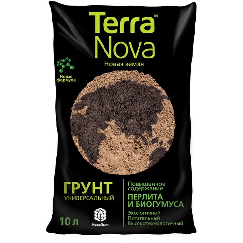 фотография Грунт Универсальный Новая земля (Terra Nova) 10 л., купить онлайн за 985 рубл