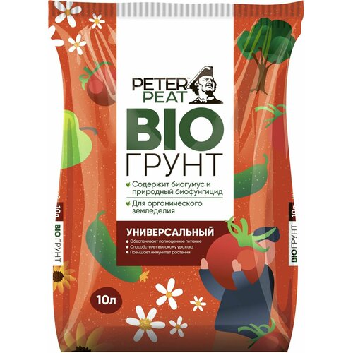 фотография Грунт универсальный PETER PEAT BIO 10 л, купить онлайн за 149 рубл