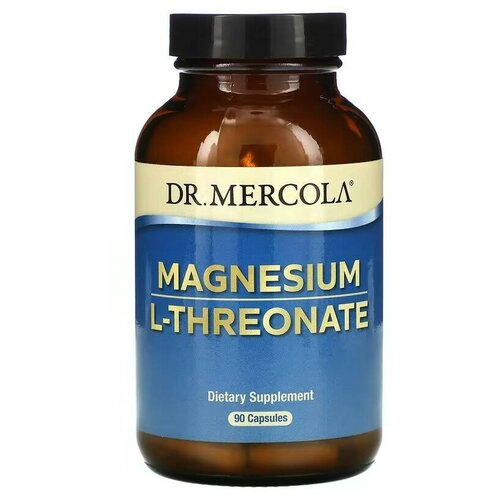 фотография Капсулы Dr. Mercola Magnesium L-Threonate, 440 г, 90 шт., купить онлайн за 8554 рубл