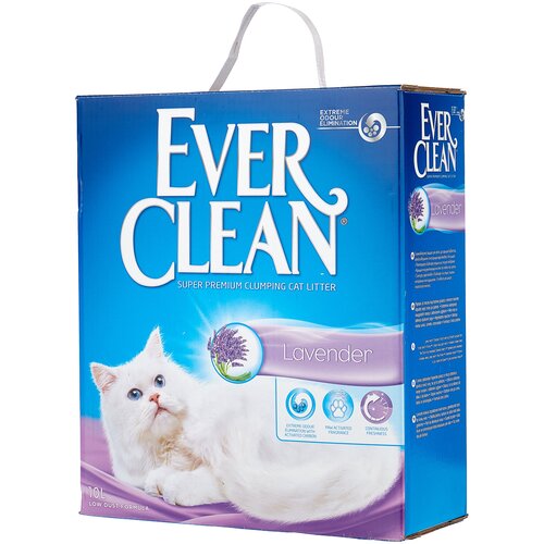 фотография Комкующийся наполнитель Ever Clean Lavender, 10л, 1 шт., купить онлайн за 4536 рубл