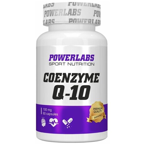 фотография PowerLabs Coenzyme Q10 (Коэнзим Q10) 50 мг 60 капсул, купить онлайн за 632 рубл