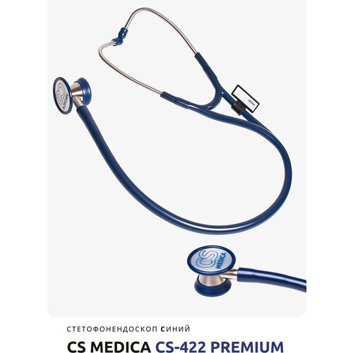 фотография CS Medica Стетофонендоскоп CS-422 Premium (синий), купить онлайн за 2832 рубл