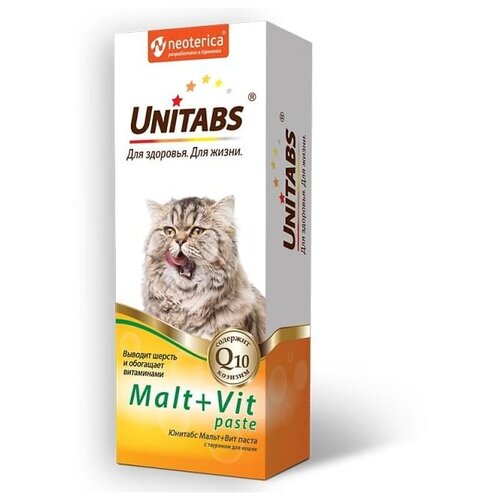 фотография Витамины Unitabs Malt+Vit паста с таурином , 1 шт. в уп., купить онлайн за 905 рубл