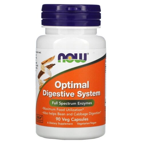 фотография Капсулы NOW Optimal Digestive System, 70 г, 90 шт., купить онлайн за 3206 рубл