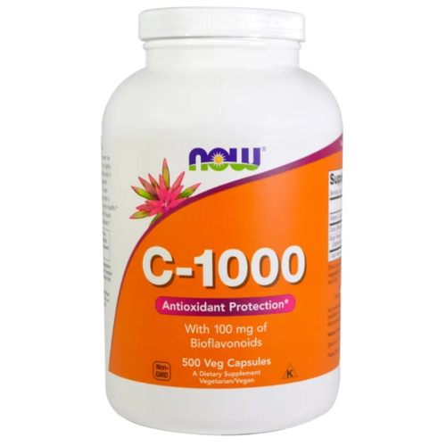 фотография C-1000 with Bioflavonoids капс., 500 мл, 500 г, 500 шт., купить онлайн за 5020 рубл