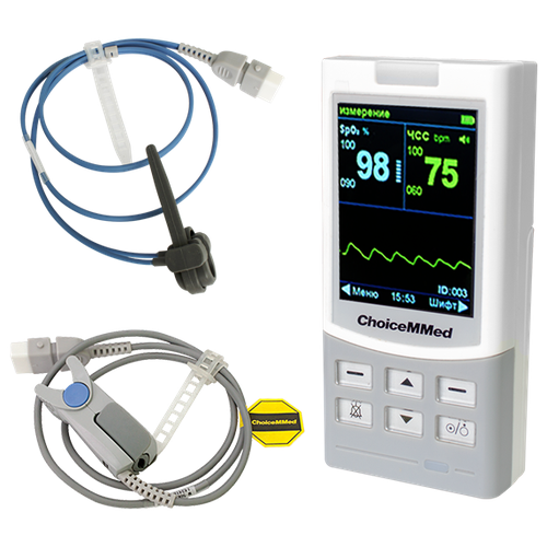 фотография Пульсоксиметр ChoiceMMed MD300M с неонатальным датчиком, белый/серый, купить онлайн за 27000 рубл